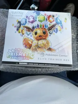 Pokemon Center Prismatic Evolutions Elite Trainer Box ETB New and Sealed - Image 1
