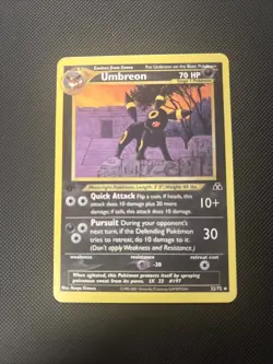 Umbreon Neo Discovery 32/75 Regular Non-Holo Card 1st Edition - Image 1