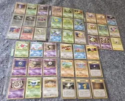 Pokemon Japanese Crossing the Ruins neo 2 set 44/56 77% complete 69 total cards - Image 1