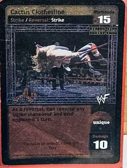 WWE RAW DEAL CCG CACTUS JACK 4 CARD LOT - Image 2