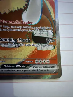 Mamoswine EX 174/159 Journey Together Pokemon TCG Holo Ultra Rare Card - Image 4