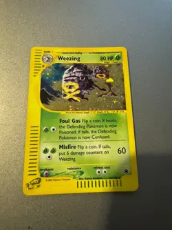 Weezing 032/165 Expedition Base Set Holo E Series Vintage LP Pokemon Card Englis - Image 1