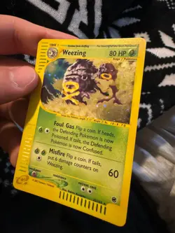 Weezing 032/165 Expedition Base Set Holo E Series Vintage LP Pokemon Card Englis - Image 5