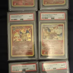 6 PSA Graded Charizard & Umbreon Lot - Image 2