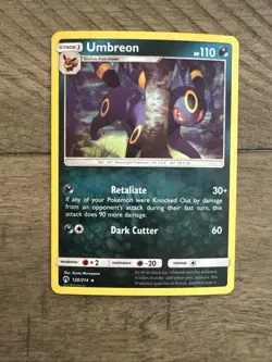 Pokemon TCG Umbreon Holo Rare SWIRL #120/214 Pokemon Card - Image 3
