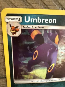 Pokemon TCG Umbreon Holo Rare SWIRL #120/214 Pokemon Card - Image 4