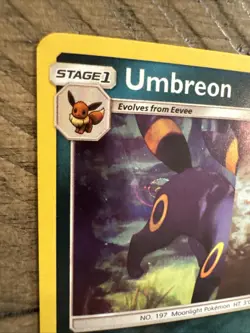 Pokemon TCG Umbreon Holo Rare SWIRL #120/214 Pokemon Card - Image 5