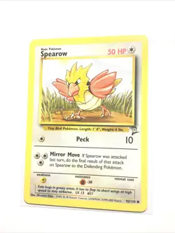 SPEAROW - 92/130 - Base Set 2 - Pokemon Card - NM - Image 1