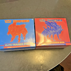 Pokemon Sword and Shield ETB Elite Trainer Boxes - Set Of 2 - New Sealed - Image 1