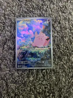 Lillie's Clefairy ex Special Illustration Rare Holo Sv09 184/159 Pokemon - Image 1