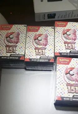 Pokemon Scarlet & Violet 151 Booster Bundle Box Lot of 5 Mew English - Image 2