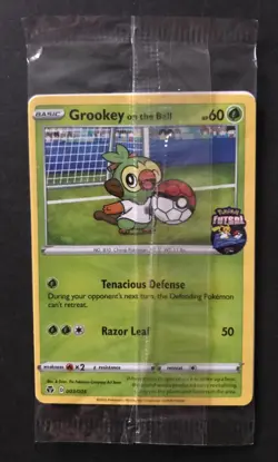 Grookey On The Ball 003/005 Futsal Pokemon Card PROMO UK Exclusive NEW SEALED - Image 1