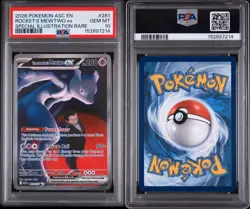 2026 POKEMON ASC SPECIAL ILLUSTRATION RARE #281 TEAM ROCKET'S MEWTWO EX PSA 10 - Image 3