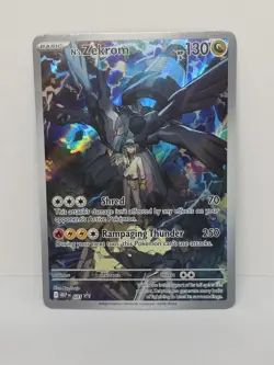 Pokemon TCG N’s Zekrom #031 Black Star Promo Full Art Ascended Heroes - LP - Image 2