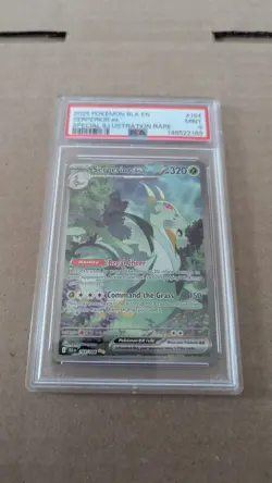2025 POKEMON BLK EN-BLACK BOLT SPECIAL ILLUSTRATION RARE #164 SERPERIOR EX PSA 9 - Image 1