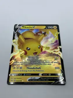 Pikachu V 043/184 - Battle Academy - #60 Pikachu Stamp - Pokemon - Image 2