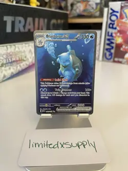 Pokemon Scarlet & Violet 151 Blastoise ex 200/165 *NEXT DAY SHIPPING - Image 1