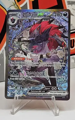 Pokemon N's Zoroark EX Ascended Heroes Holo Ultra Rare 280 HP 286/217 Eng SIR - Image 1