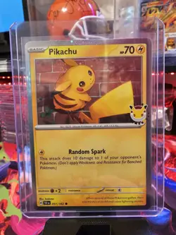 Pikachu 051 /162 Stamped 2026 Pokemon Day 30 Promo TCG - NM - Image 2
