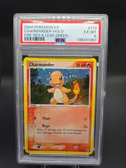 2004 Pokemon EX Charmander #113 Fire Red Leaf Green Holo - Image 1