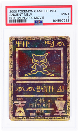 2000 Pokemon Game Promo Ancient Mew 2000 Movie # PSA 9 - Image 1