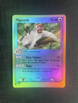 Pokemon TCG Vigoroth EX Ruby & Sapphire 47/109 Reverse Holo Uncommon LP/NM - Image 1