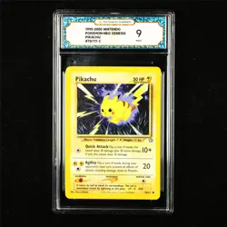 TQG 9 MINT 2000 Pokemon ENG Pikachu 70/111 C - Image 1