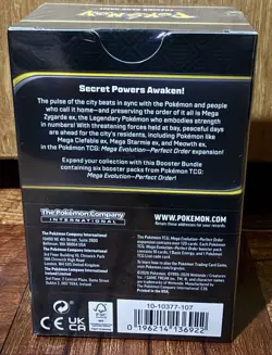 Pokemon TCG: Mega Evolution-Perfect Order Booster Bundle (6 Packs) New Sealed - Image 2