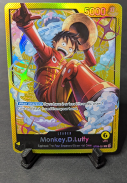 Monkey D. Luffy ST29-001 Leader Alt Art Foil One Piece EN NM - Image 1
