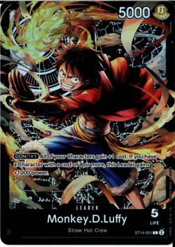 One Piece TCG Monkey D. Luffy ST14-001 Leader Foil – Starter Deck 14: 3D2Y – Eng - Image 1