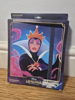 Disney Lorcana Evil Queen Card Portfolio Binder Lorebook BNIB - Image 1