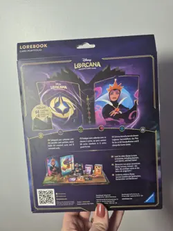 Disney Lorcana Evil Queen Card Portfolio Binder Lorebook BNIB - Image 4