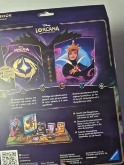 Disney Lorcana Evil Queen Card Portfolio Binder Lorebook BNIB - Image 5