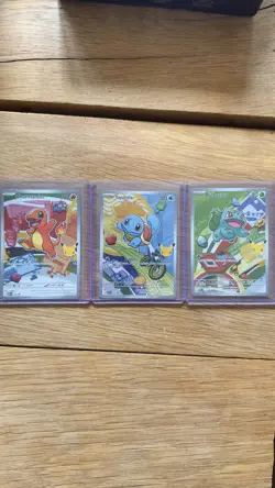 Pokemon TCG First Partner Illustration Collection Series 1 Gen 1 Starters - Image 1