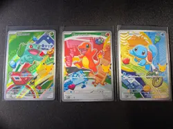 Pokemon TCG First Partner Illustration Collection Series 1 Kanto GEN 1 Starters - Image 1
