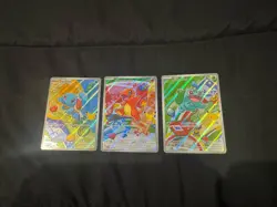 Pokemon First Partner Illustration Collection Series 1 Kanto GEN 1 set of 3 - Image 1