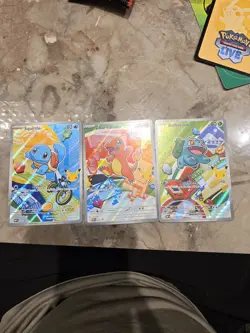 Pokemon TCG First Partner Illustration Collection Series 1 Kanto GEN 1 3x Cards - Image 1