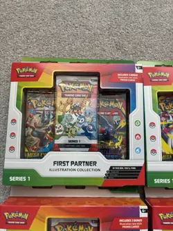 Pokemon TCG First Partner Illustration Collection Series 1 Brand New Sealed 4x - Image 2
