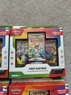 Pokemon TCG First Partner Illustration Collection Series 1 Brand New Sealed 4x - Image 3