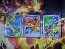 Pokemon First Partner Illustration Collection Series 1 Kanto Starters NM - Image 1