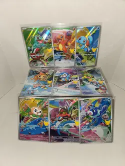 Pokemon TCG First Partner Illustration Collection Series 1 Complete Set - Image 1