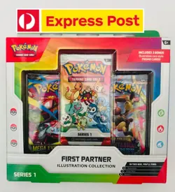 Pokemon TCG: First Partner Illustration Collection Box - Series 1 - Sealed - Image 1