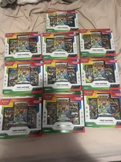 10x Pokemon First Partner Illustration Collection Series 1 SEALED - Image 1