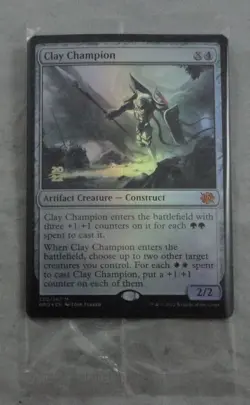 Magic The Gathering Clay Champion Rare Prerelease Foil Card BRO - Image 1