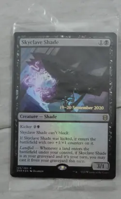 Magic The Gathering Skyclave Shade Rare Prerelease Foil Card ZNR SEALED - Image 1