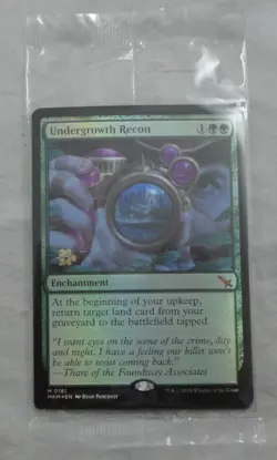 Undergrowth Recon Prerelease Foil Card Rare Magic The Gathering (MKM) - Image 1