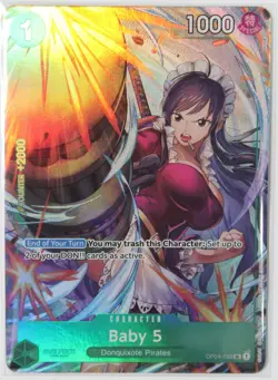 Baby 5 OP04-032 UC Foil NEW Prem. Card Col. Best Selection Vol 3 - Image 2