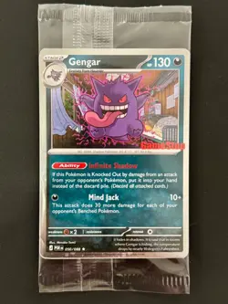 Pokemon Gengar 050/088 Promo GameStop Regular 130 HP Pokemon Card - Image 1