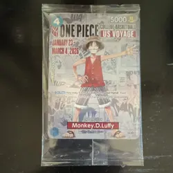 Bandai Namco One Piece CCG Monkey.D.Luffy Promo Card US Voyage Basketball - Image 1