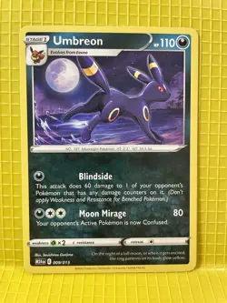 Pokemon TCG Umbreon Card 009/015 McDonald's Promo Dragon Discovery - Image 1